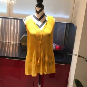 Mustard yellow....Stretch fabric ...blouse